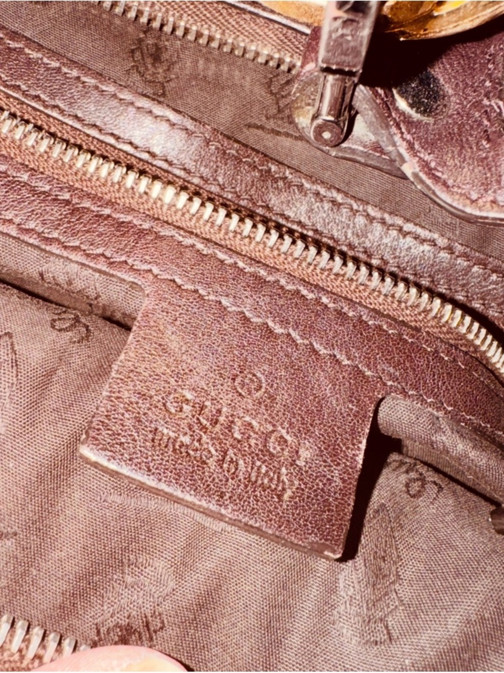 Gucci Brown Guccissima GG Twins Hobo - Picture 8 of 13